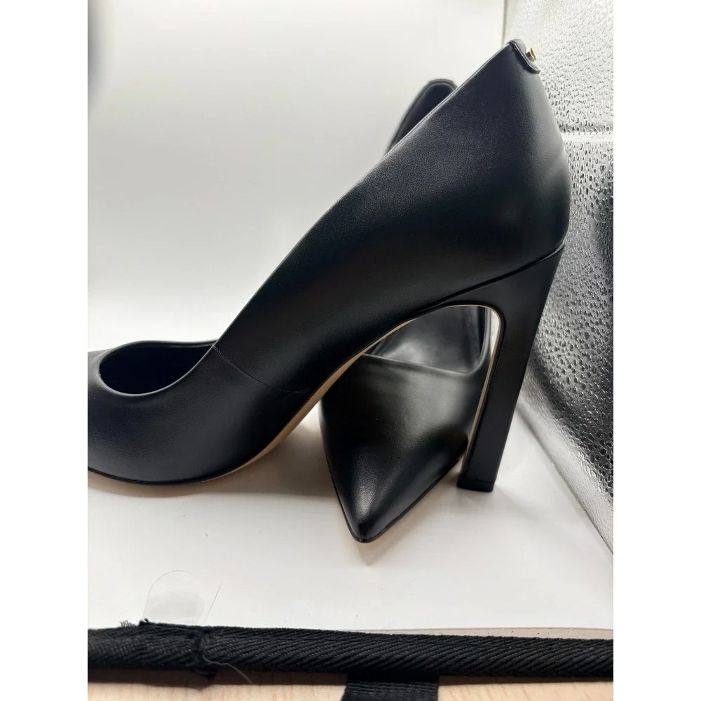 Michael Kors Amara Pump Leather, Black Sz 9.5M